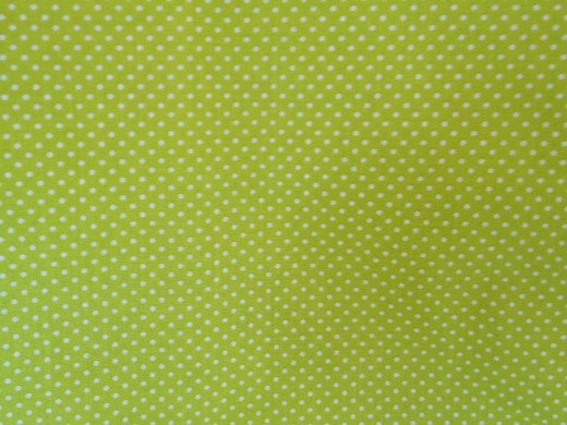 Péřový polštářek - zelenkavý s puntíkem